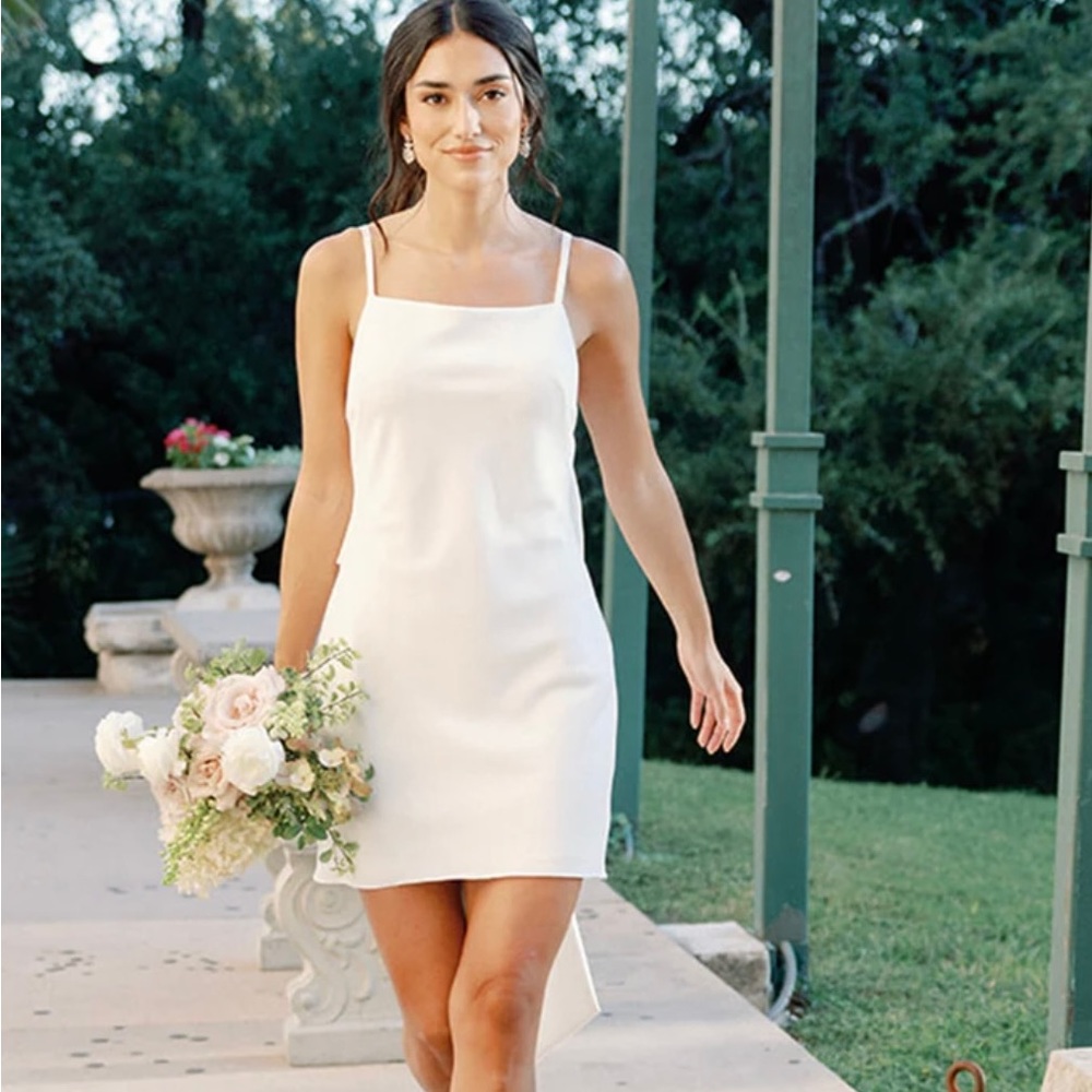 Reverly Steph Crepe Mini Dress